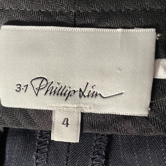 NWOT 3.1 Navy Phillip Lim Pinstripe Tailored Suiting Jogger Pants, 4 - Picture 7 of 8
